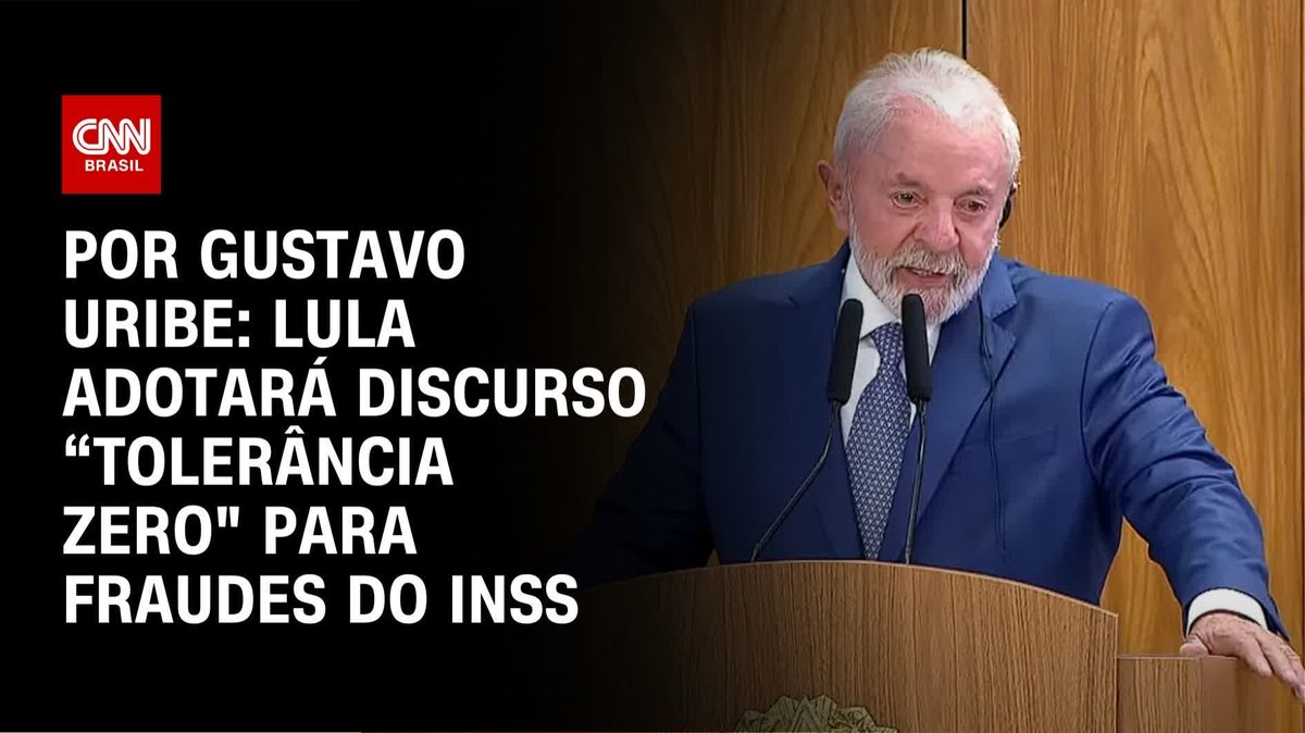 Por Gustavo Uribe: Lula adotará discurso de “tolerância zero” para fraude do INSS; assista #BastidoresCNN