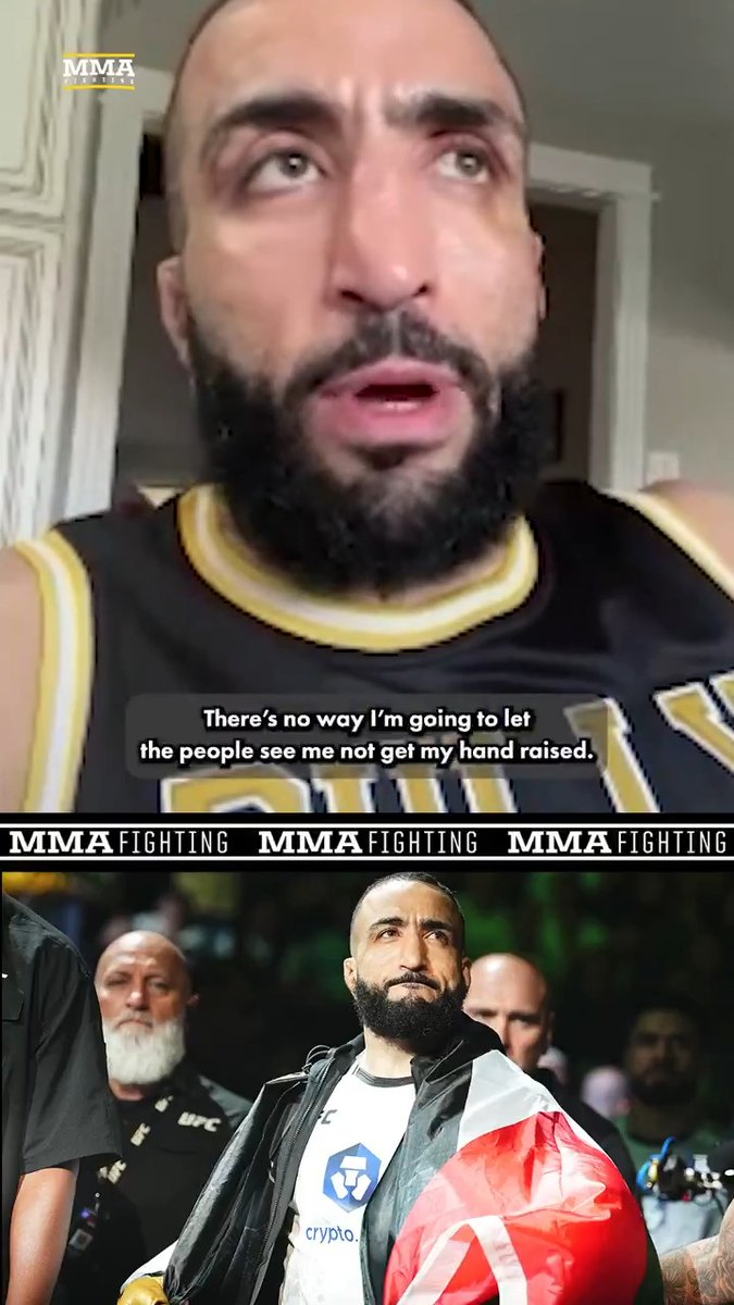 .Belal Muhammad will walk out with the Palestinian flag at #UFC315 in Montreal: "Nothing is going to stop me from doing it."