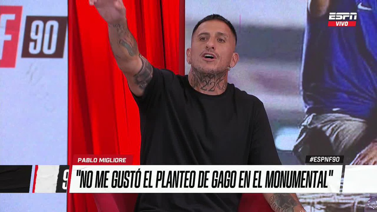 "MASTANTUONO, EN LA PRIMERA PELOTA LO TIRO CONTRA UNA BOYA" La actitud que tomaría Migliore un Superclásico entre River y Boca. 📺 No te pierdas #ESPNF90 en vivo por #DisneyPlus