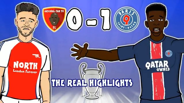 Arsenal 0-1 PSG - the REAL highlights😂