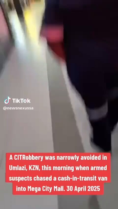 Fun times.. CIT van drives straight into a mall in order to avoid getting shot up.