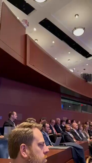 $PLTR CEO Alex Karp silences a pro “Palestine” heckler with one simple argument