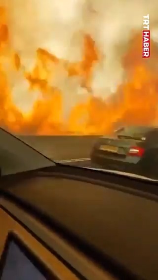 🔥Soykırımcı İsrail alevler arasında.