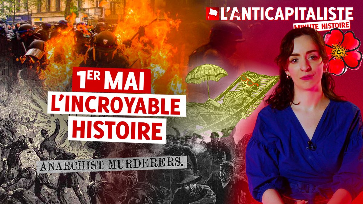 💣 Grève générale, fête du travail, black bloc, muguet et dynamite : retour sur les origines du 1er mai à Chicago en 1886 ! Voir sur YouTube 👉