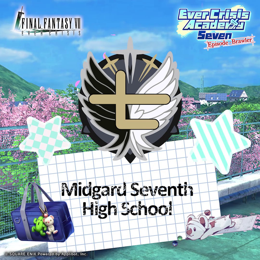 Class is in session at Midgard Seventh High School! "Might makes right" in Ever Crisis Academy Seven: Episode - Brawler. #FF7EverCrisis #FF7EC #SquareEnix