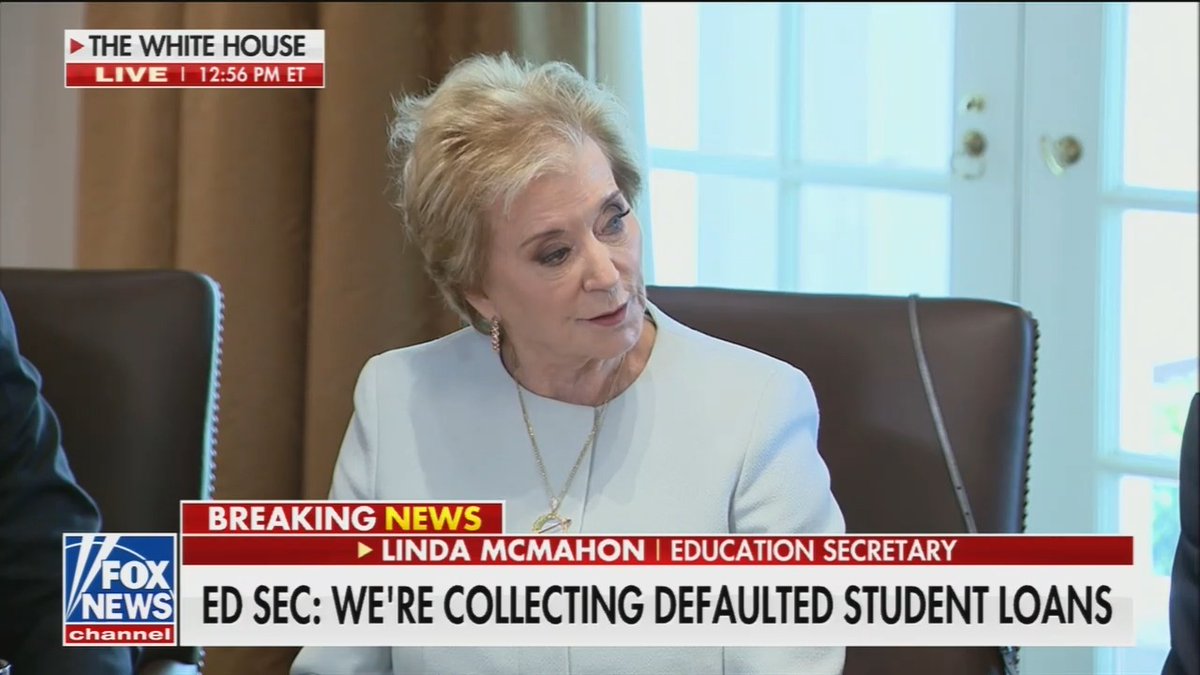 Education Secretary: What I would like, as I'm firing myself, is for Trump to be known as the education president