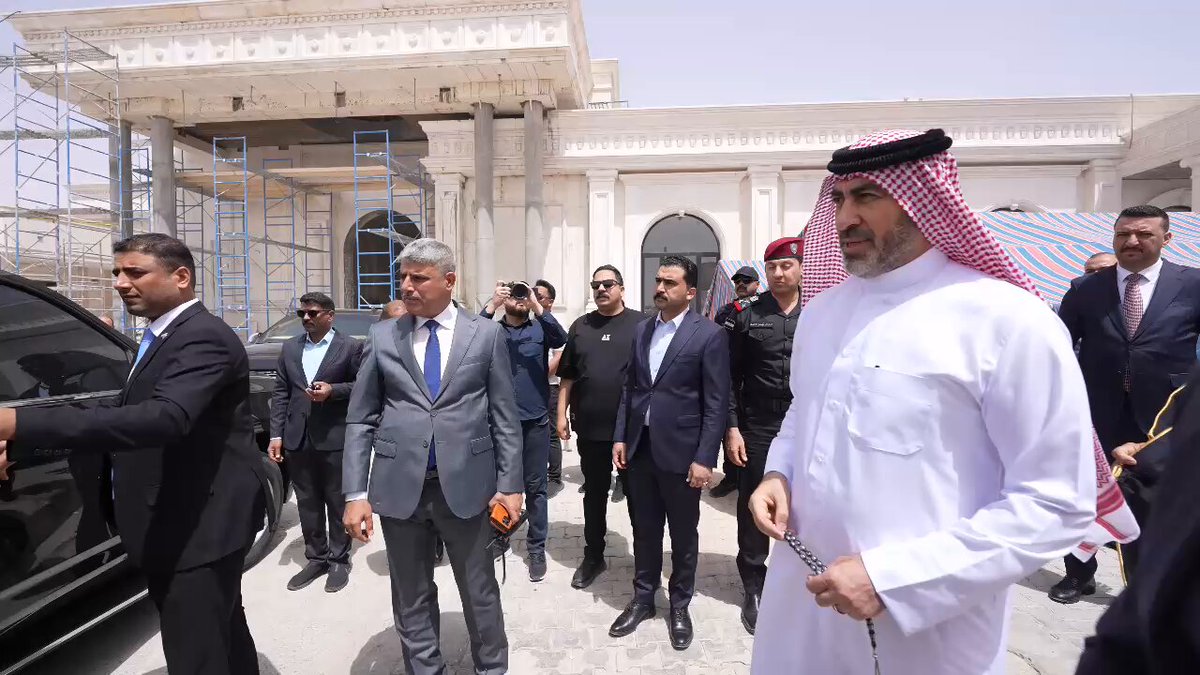 السيد الحكيم في ضيافة وزير الصناعة خالد بتال بقضاء حديثة وبحضور نخب أكاديمية واجتماعية