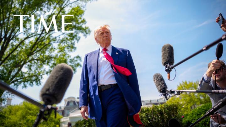 President Donald Trump joked that he'd like to be the next pope, telling reporters, "That would be my number one choice"