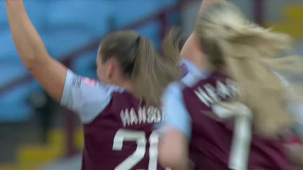 KIRSTY HANSON TAKE A BOW 😮💨 A beautiful long range strike from the Aston Villa Women forward! #BarclaysWSL