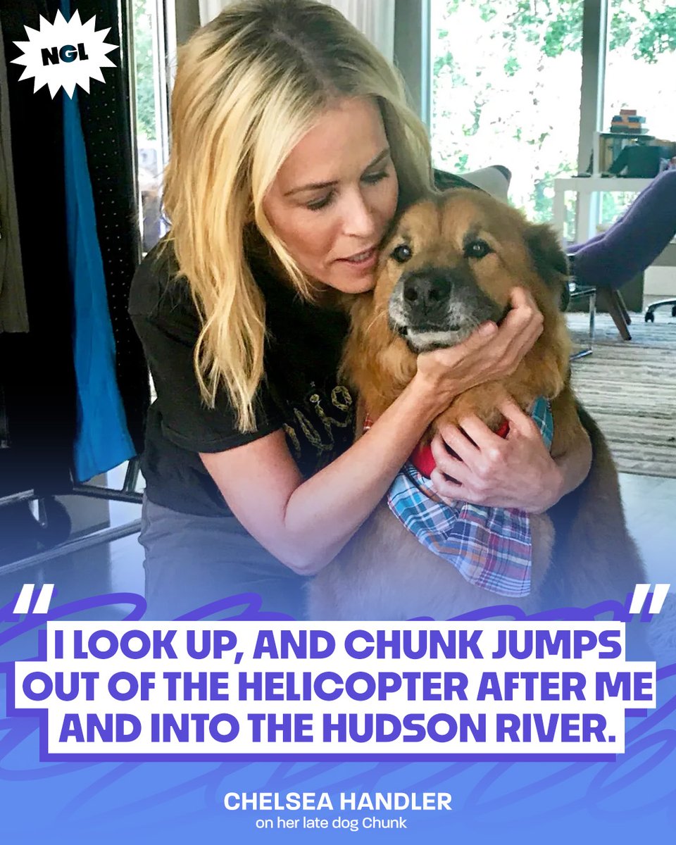 If you look up ‘true love’ in the dictionary, you'll see a photo of Chelsea Handler and Chunk ❤️