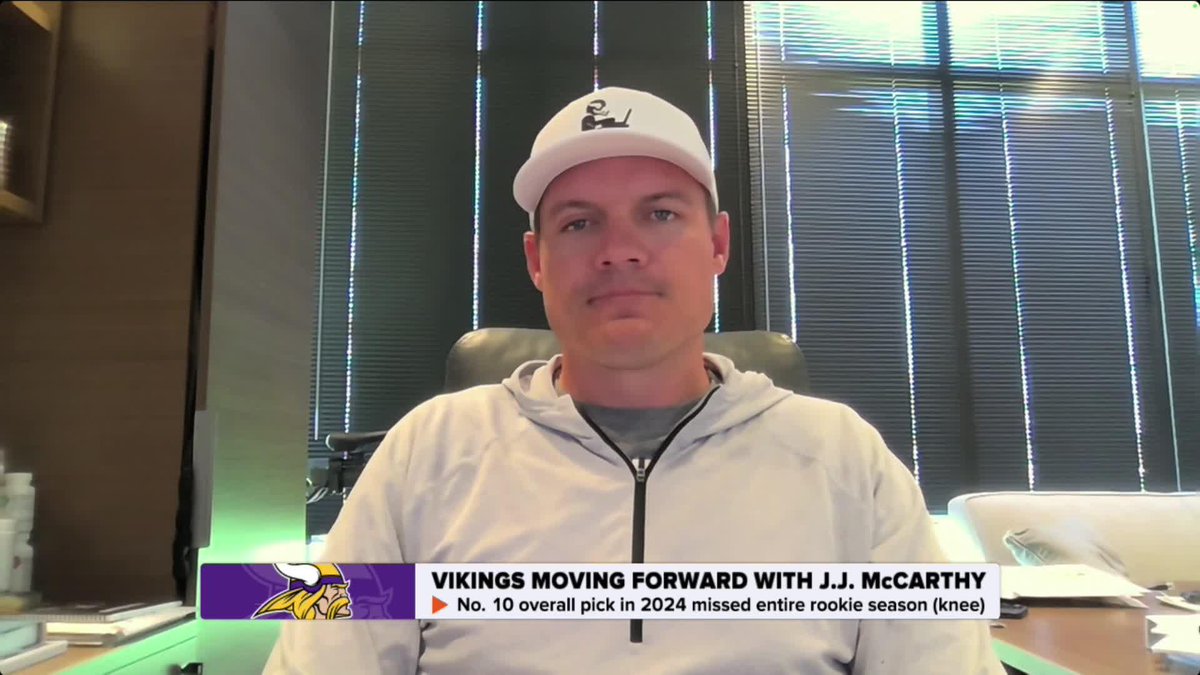 Why won't Kevin O'Connell name JJ MCCarthy the starter??!! #Skol Minnesota Vikings