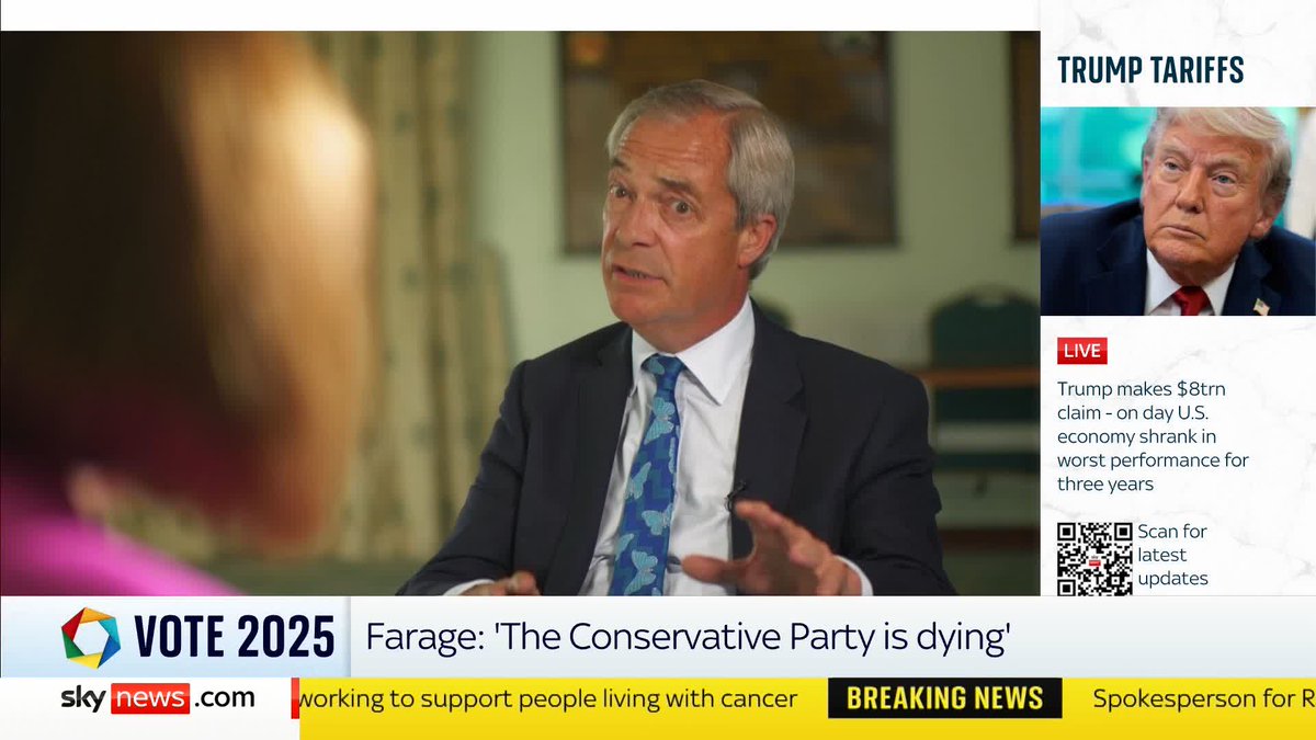 'The biggest risk is succeeding... and then not delivering'. Reform UK leader Nigel Farage MP tells Sky's Beth Rigby he fears "not delivering" at any authorities where his party win power. #PoliticsHub 📺 Sky 501, Virgin 602, Freeview 233 and YouTube