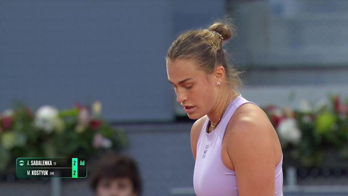 Holding the line 😤 Sabalenka Aryna | #MMOpen
