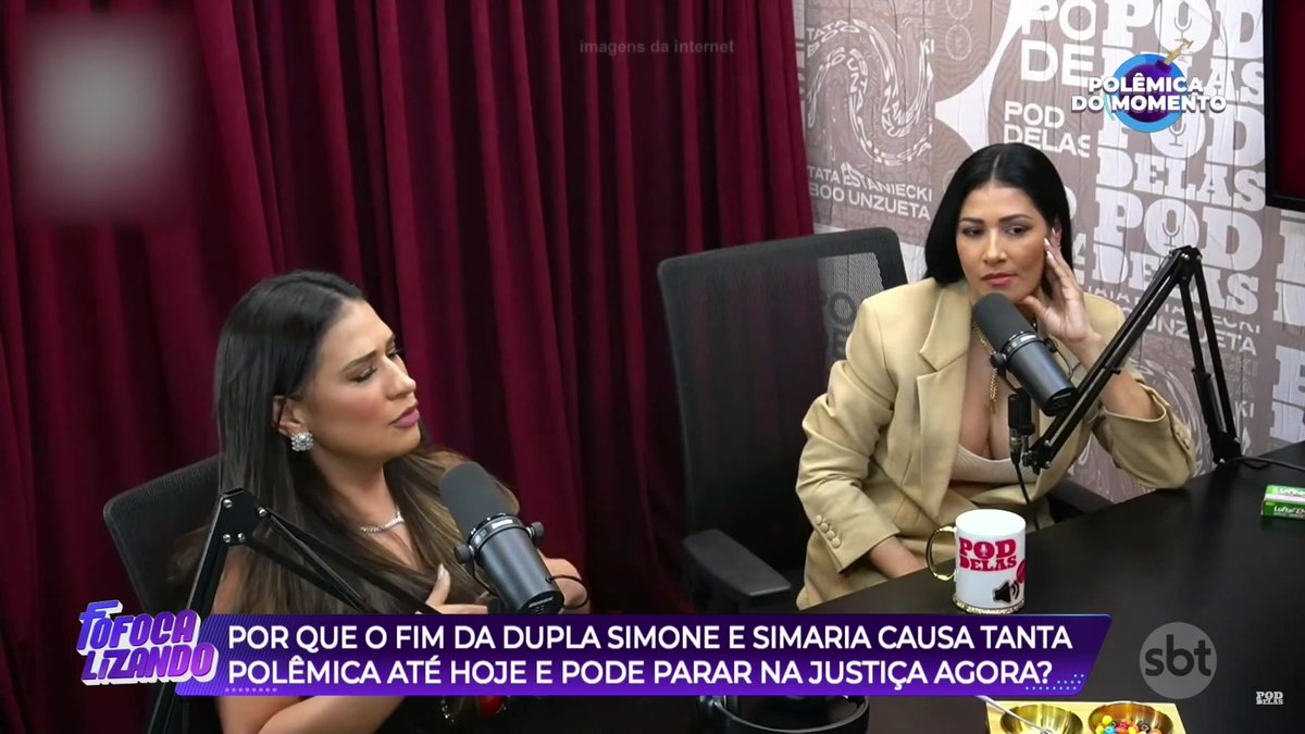POLÊMICA DO MOMENTO! Após apresentação na festa de 60 anos da Rede Globo, fãs da Simaria provocam Simone Mendes e Kaká Diniz sai em defesa da esposa. ELe afirma que existe um esquema de ataques contra a amada. #FofocalizandoNoSBT