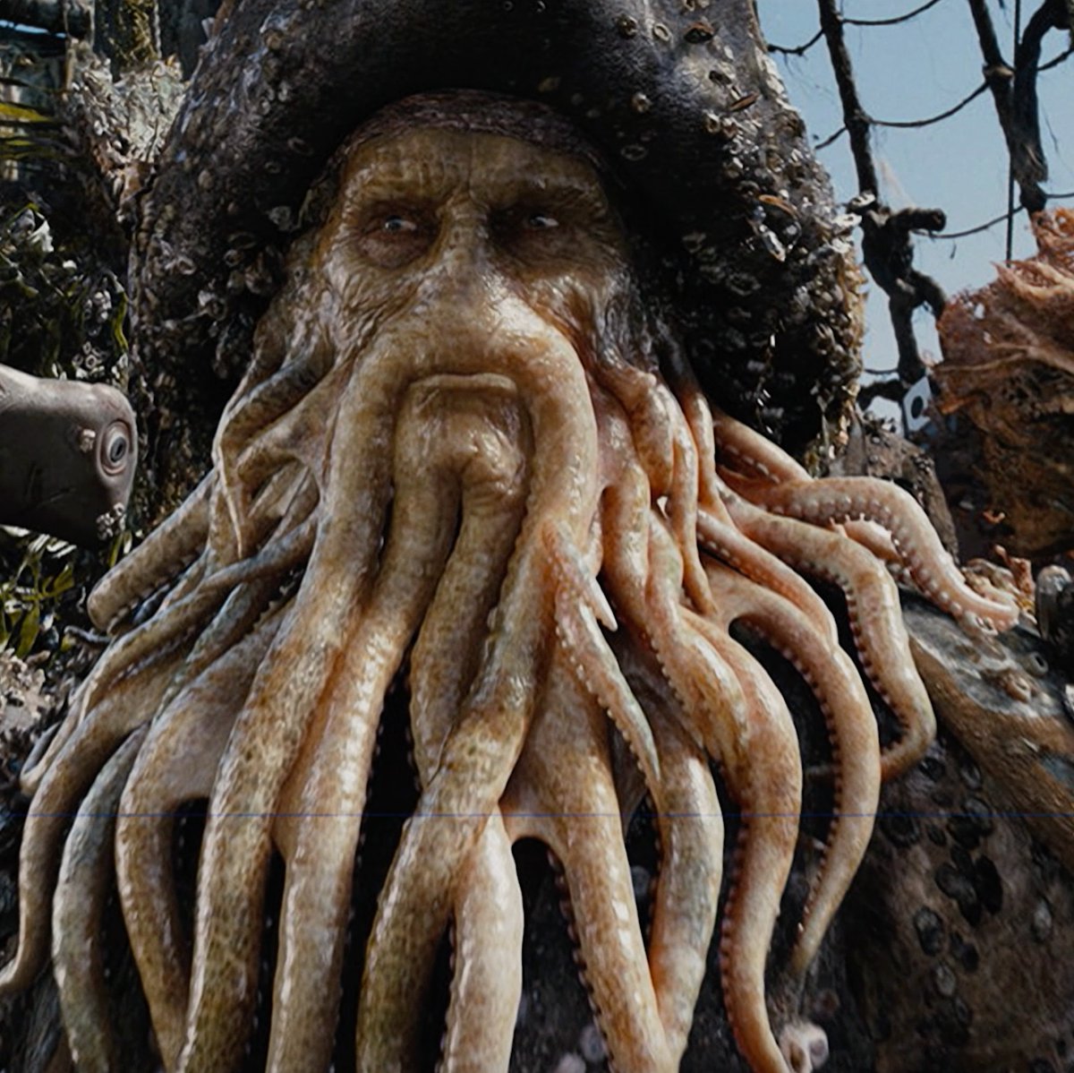 See how Pirates of the Caribbean’s Davy Jones comes alive with Bill Nighy in this clip from Light & Magic, now streaming on Disney+.