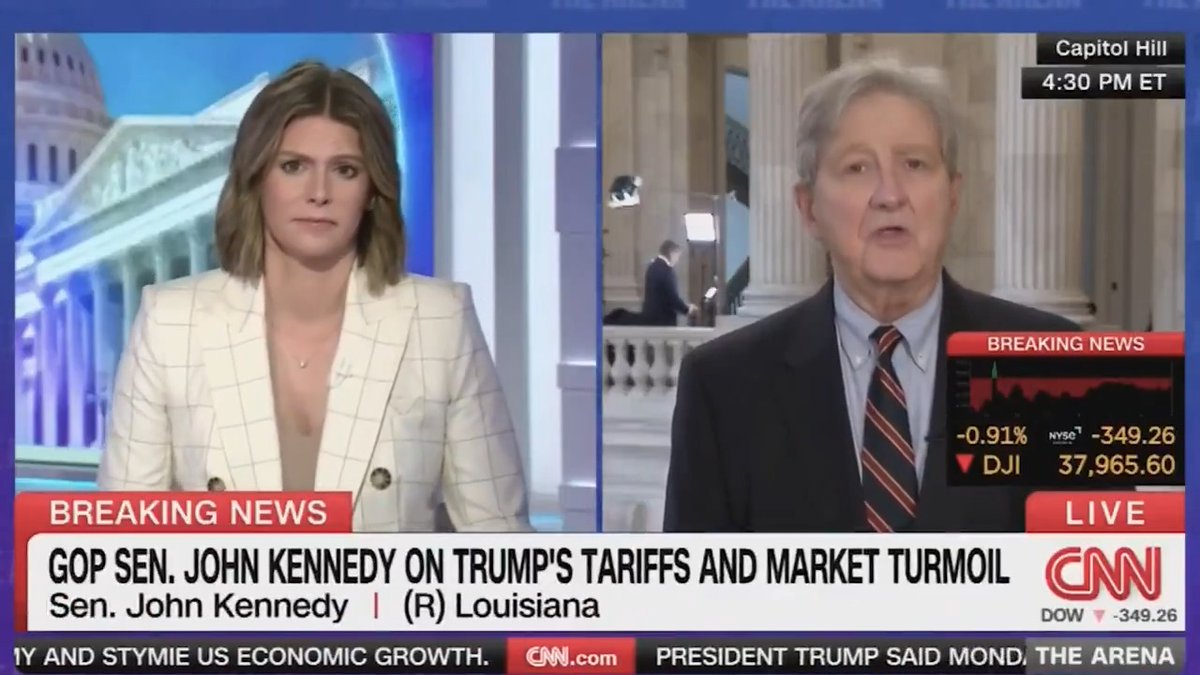 Republican Senator Kennedy is saying the quiet part out loud: This is Donald Trump’s economy.