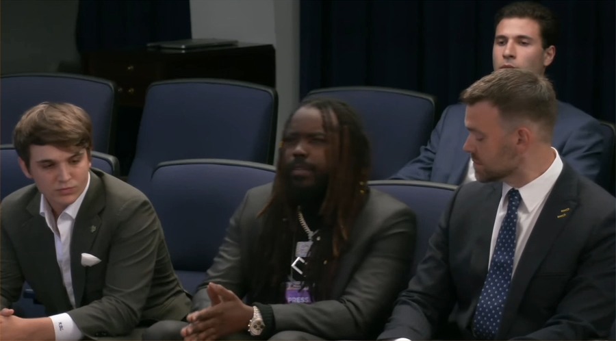 Q: Will we see Barack Hussein Obama and Hillary Clinton be investigated? Leavitt: It's so refreshing to hear this question, mainstream media wouldn't ask this