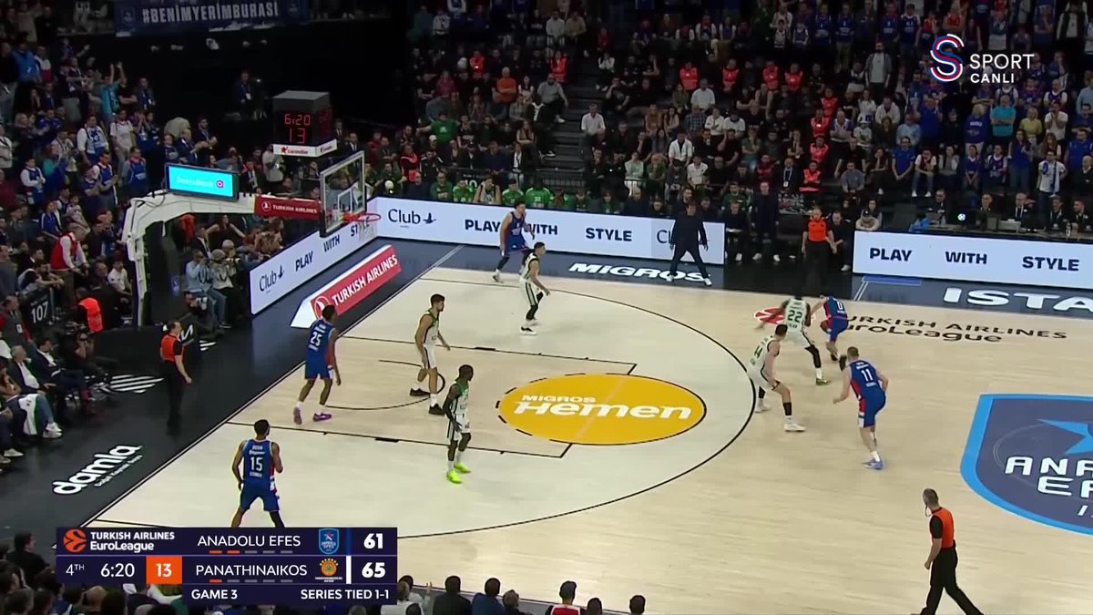 Elijah Bryant'tan çok kritik bir üçlük! 🍿🔥
