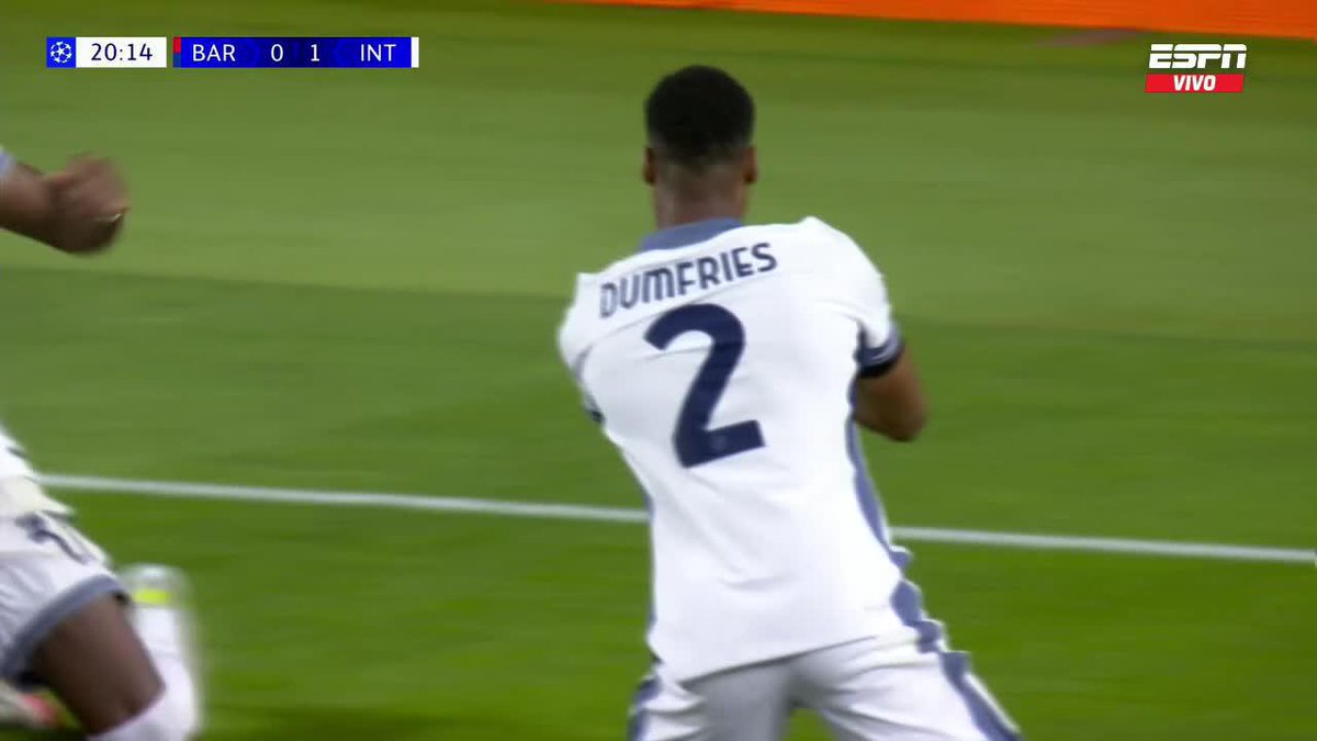 PFFF, EL GOLAZO QUE HIZO DUMFRIES. BARCELONA 0-2 INTER. 🤯🍿