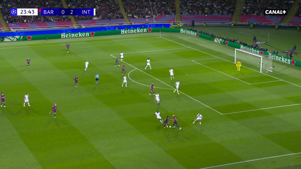 𝗤𝗨𝗜 𝗘𝗦-𝗧𝗨 𝗟𝗔𝗠𝗜𝗡𝗘 ? 𝗠𝗔𝗜𝗦 𝗤𝗨𝗜 𝗘𝗦-𝗧𝗨 ? 😱 Le Barça est en panique… mais Yamal ne panique pas et sublime cette demi-finale. 🤩💙❤️ Quel talent 💎😮‍💨 QUEL DÉBUT DE DEMI-FINALE 🍿🍿🍿 🎥 CANAL+ Foot