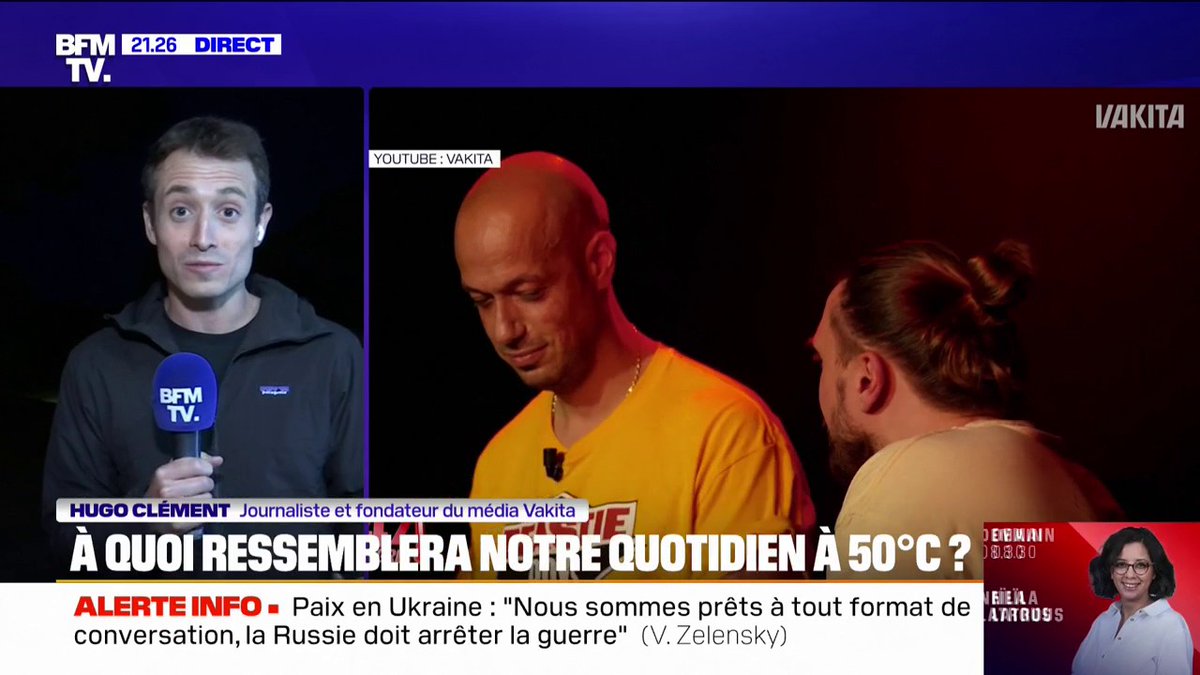 💬 "Ce n'est pas de la fiction" Dans sa nouvelle émission, Hugo Clément montre à quoi ressemblera notre quotidien sous 50°C