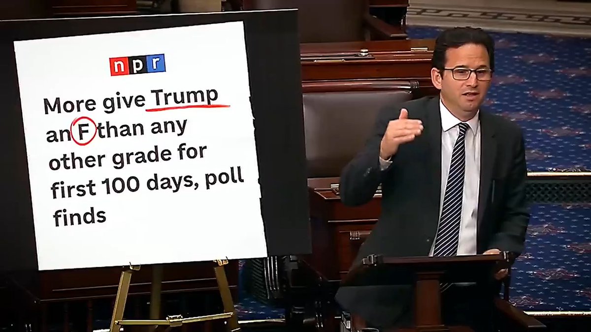 Senate Democrats held the floor last night to fight back against Trump’s disastrous first 100 days as president. 100 days of costs, chaos, corruption, and betrayal.