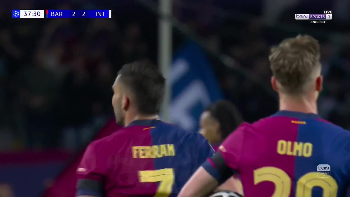 🚨🚨🚨🚨🚨🚨🚨🚨🚨🚨🚨🚨🚨🚨 خيااااااااااااااااااااالي! نادي برشلونة يعود مجددًا! تمريرة خيالية من بيدري؛ رافينها يصنع؛ فيران يسجل برشلونة 2-2 انتر 😱😱😱😱😱😱♥️♥️♥️♥️♥️♥️♥️♥️