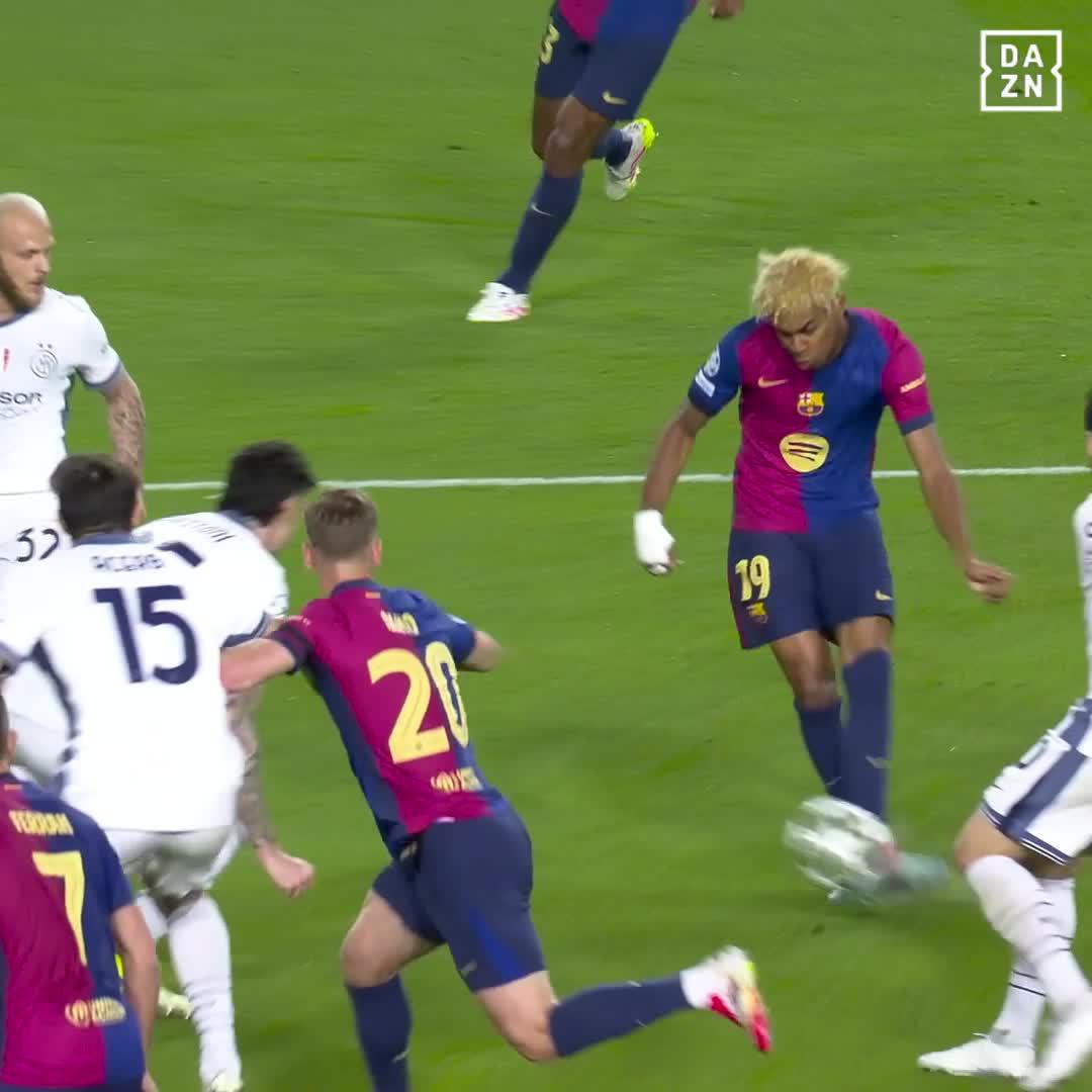 Messi-Vibes! Yamal mit Traumtor nach Mega-Solo #DAZNmoment #UCL
