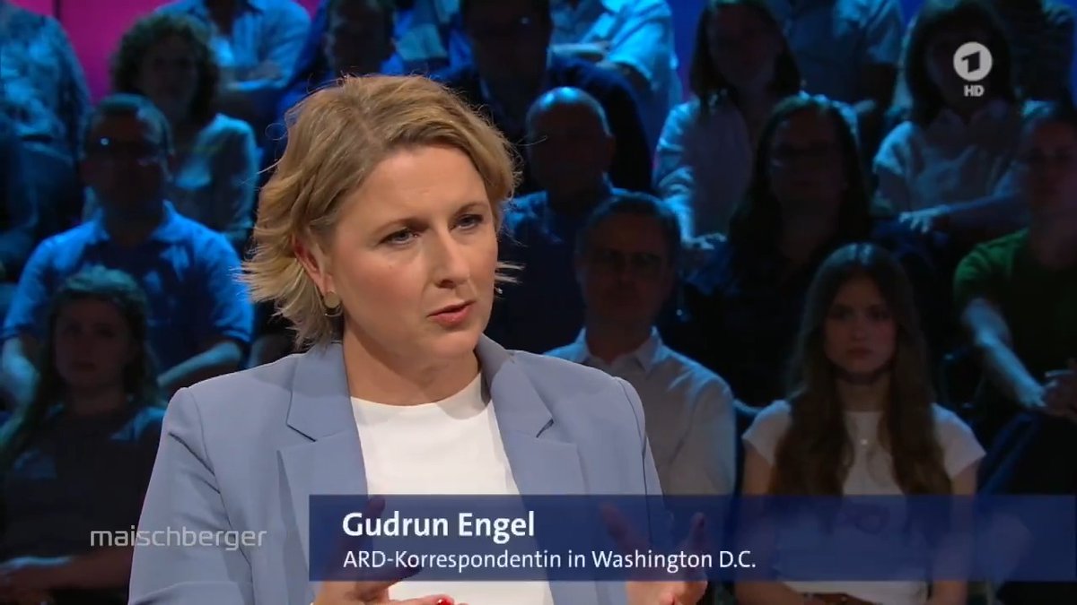 „Man hat ein bisschen den Eindruck, man kann Trump sehr schnell von seinen Argumenten überzeugen“, so @Gudrun_Engel mit Blick auf das Gespräch von #Trump und #Selenskyj in #Rom. Allerdings könne „der Wind sich auch leider sehr schnell wieder drehen“. #maischberger Das Erste
