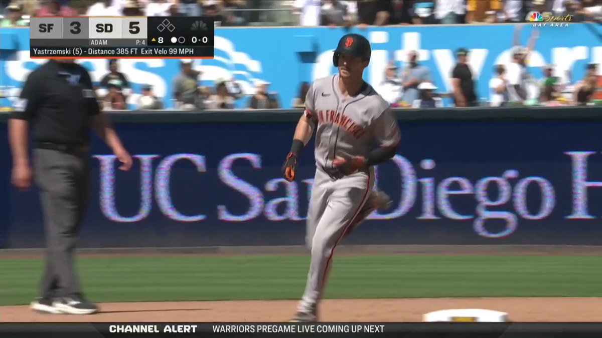 Yaz goes yard at Petco❗️