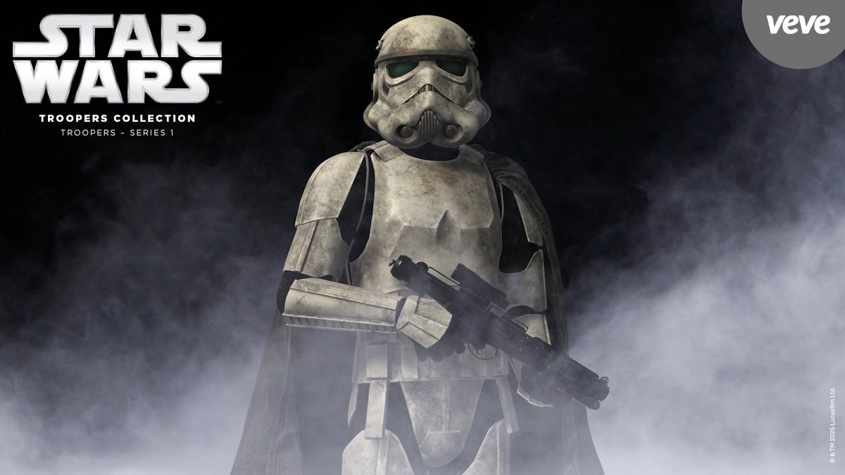 The Empire’s Elite are coming to VeVe! The Star Wars Troopers 3D digital collectible series showcases the formidable soldiers who have enforced the will of the Empire and beyond. From the battle-scarred Mimban Trooper to the elusive Shadow Trooper, each warrior carries the legacy of countless battles across the galaxy. With intricate armor details and unique histories, these troopers stand as symbols of power and loyalty. The Star Wars Troopers Collection drops in blind box waitlist format Sun, 4 May at 8AM PT. Read blog for full details: #VeVe #StarWars #Trooper #Stormtrooper #DigitalCollectibles