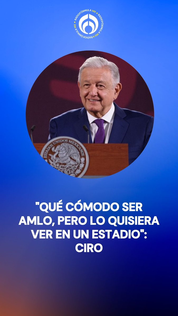 "Qué cómodo ser AMLO; lo quisiera ver en un estadio": el periodista Ciro Gómez Leyva sostiene que López Obrador está “escondido, encerrado”. #FórmulaNoticias con Ciro Gómez Leyva