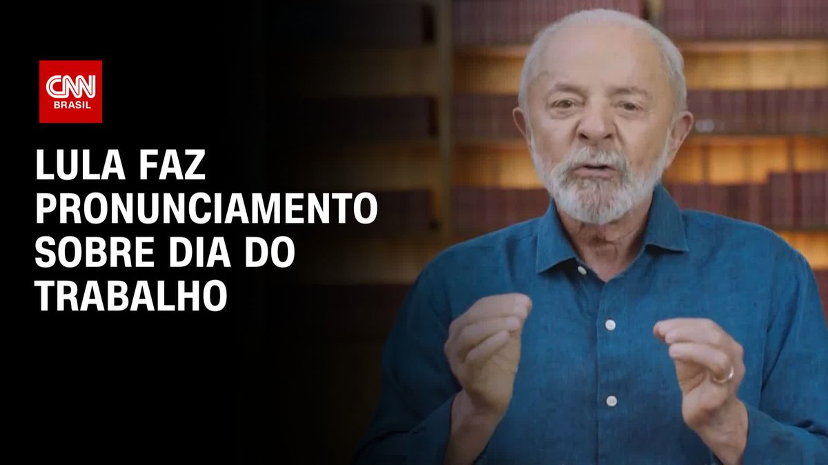 Lula faz pronunciamento sobre dia do trabalhador; assista #CNNBrasil