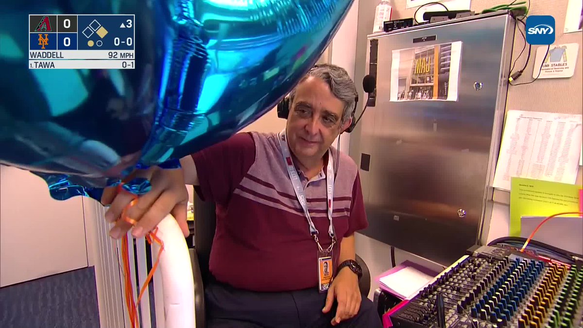 Congrats to Mets Radio Booth on working his 5,000th consecutive Mets game! 👏