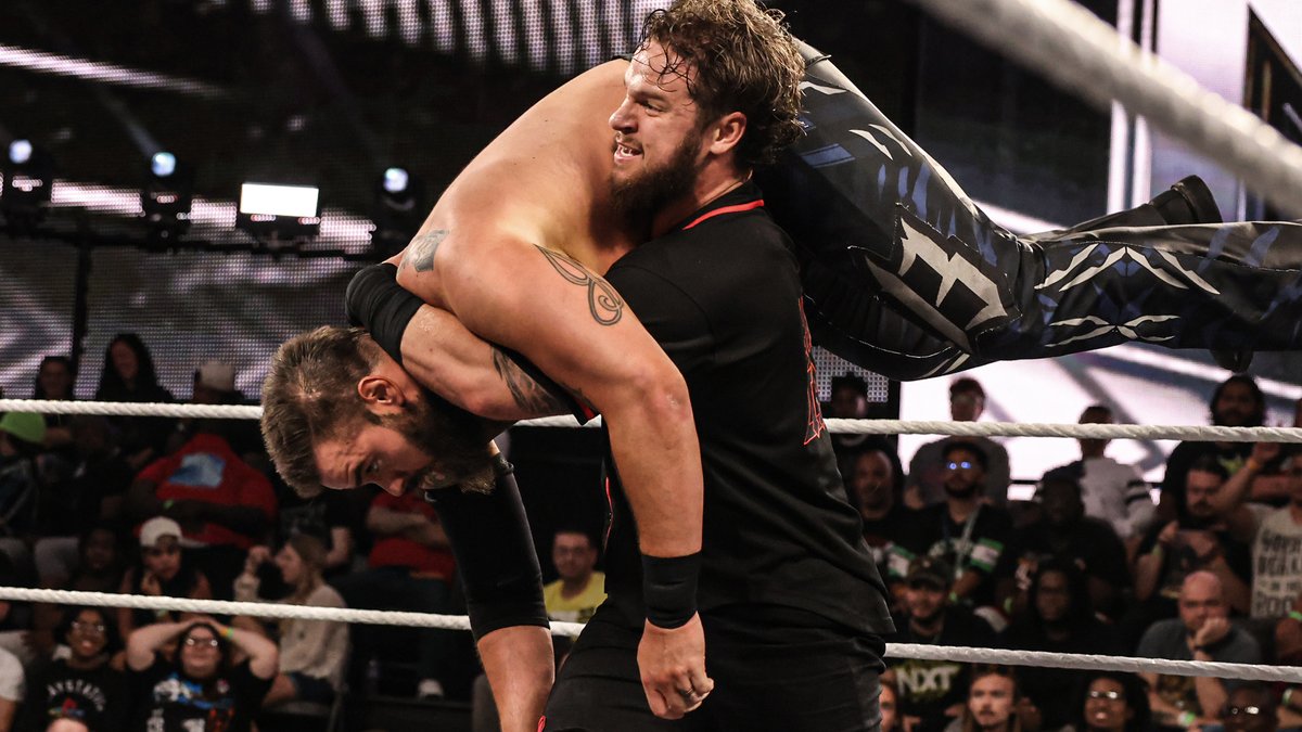.Hank Walker and Tank Ledger defend their NXT Championship for the first time when they face Josh Briggs and 稲村愛輝 in a hard-hitting matchup. #WWENXT