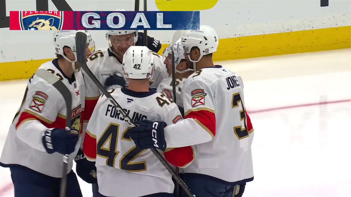 ‼️ ALEKSANDER BARKOV ‼️ The x - Florida Panthers are back on top! 🚀 #StanleyCup 🇺🇸: ESPN 2 ➡️ 🇨🇦: Sportsnet or stream on Sportsnet+ ➡️