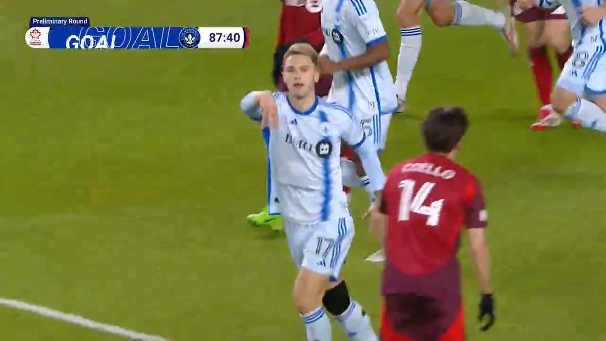 WOW! WHAT A GOAL FROM GIACOMO VRIONI 😱 CF Montréal // #CanChamp 🇨🇦