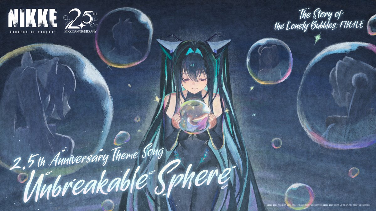 【2.5th Anniversary Theme Song「Unbreakable Sphere」 - Full Ver.】 《GODDESS OF VICTORY: NIKKE》 2.5th Anniversary Theme Song Full Ver. - 「Unbreakable Sphere」 official release! 🎉 HD Ver 🔗: #NIKKE #LEVEL_NINE #UNBREAKABLE_SPHERE #NIKKEBGM #NIKKEAnniversary