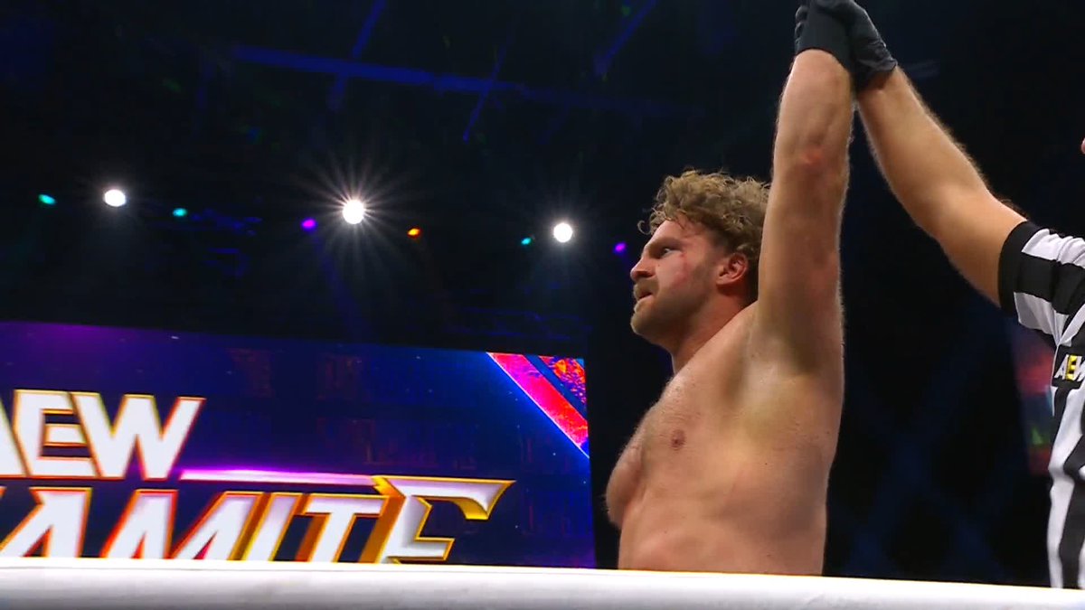 HANGMAN HAS DONE IT! He’ll face Will Ospreay in the #OwenHartCup finals at #AEWDoN! Watch #AEWDynamite LIVE on TBS &amp; MAX @Owen_Foundation