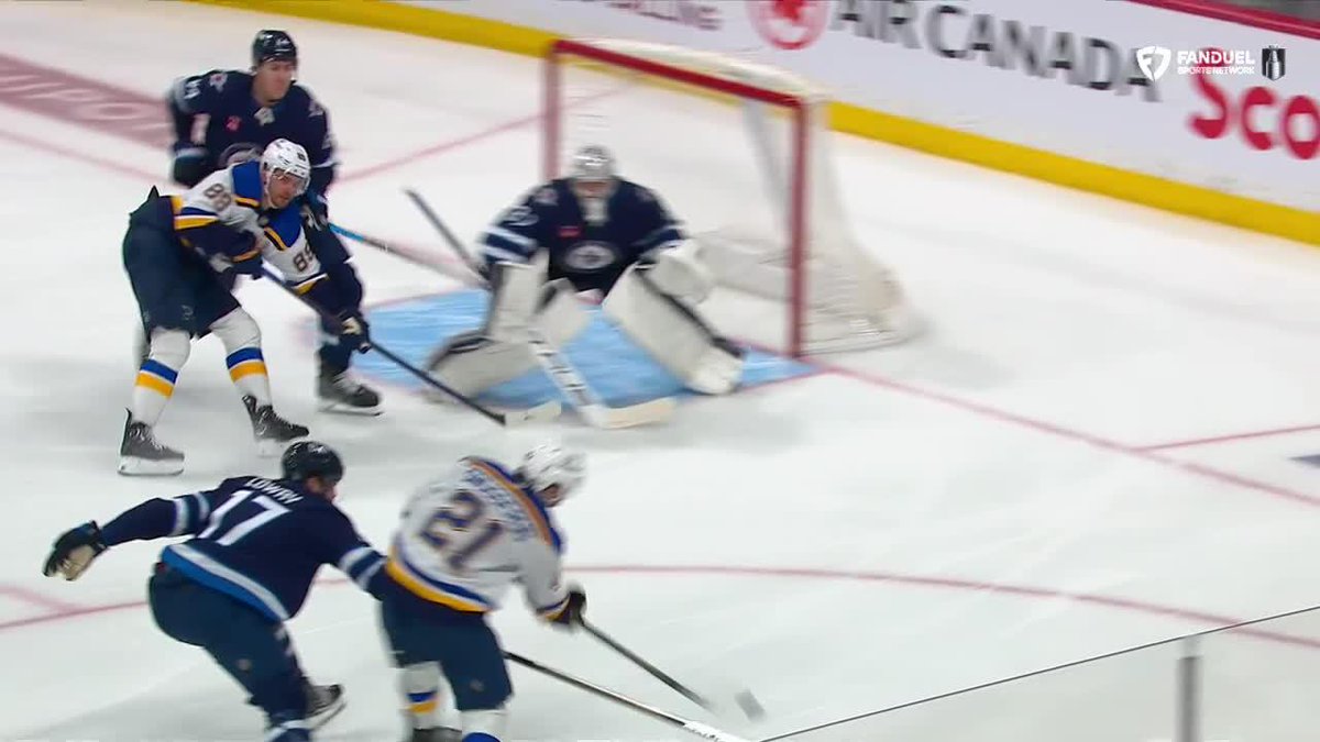 SNUGGY SNUCK IT IN THERE. #stlblues