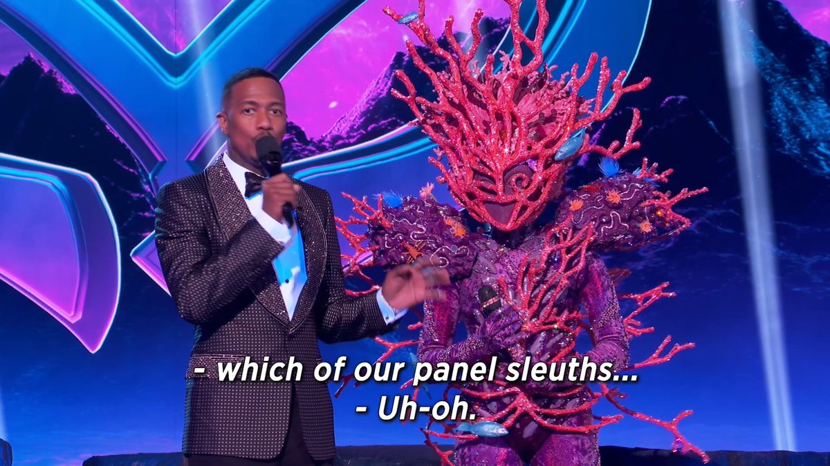 Ok, that was a BIG clue for #CoralMask! Who thinks they can name both of these franchises? 👀 #TheMaskedSinger