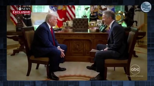 Trump told ABC’s Terry Moran the same thing he told JD Vance, he picked him because he “never heard of him”. #FallonTonight