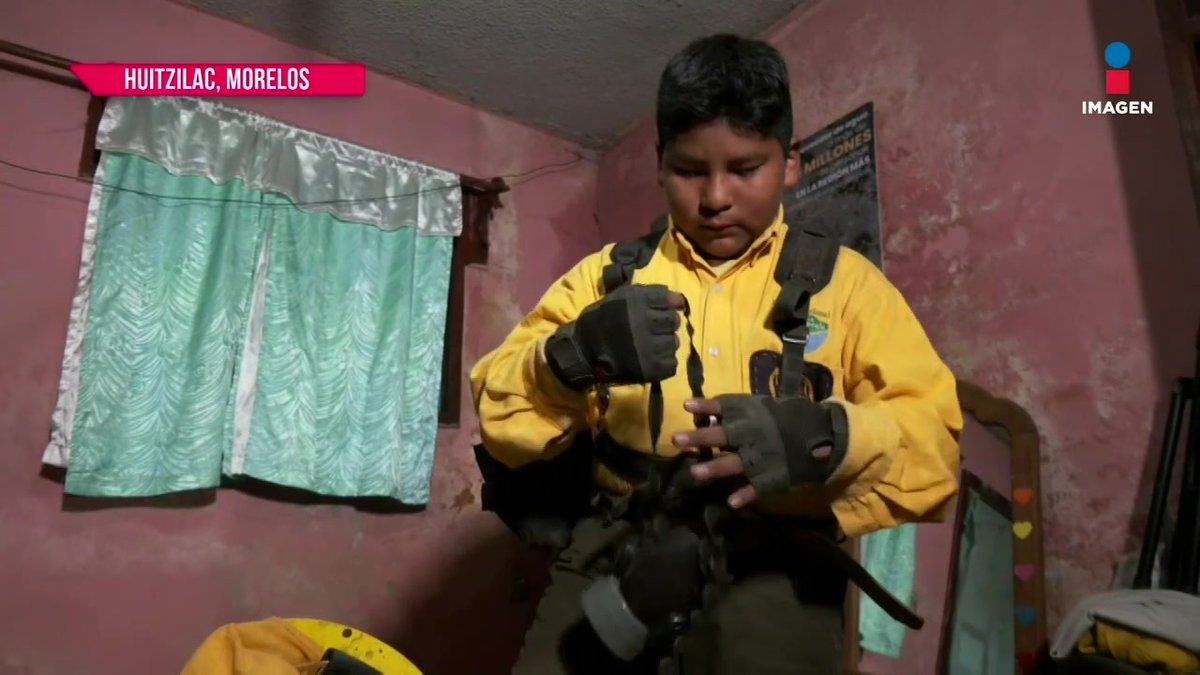 Gael tiene apenas tiene 12 años y lleva 6 años ayudando a combatir incendios forestales en #Huitzilac, #Morelos. Este #DíaDelNiñoYLaNiña les presentamos su historia, a las 10:29 pm por Imagen Televisión.