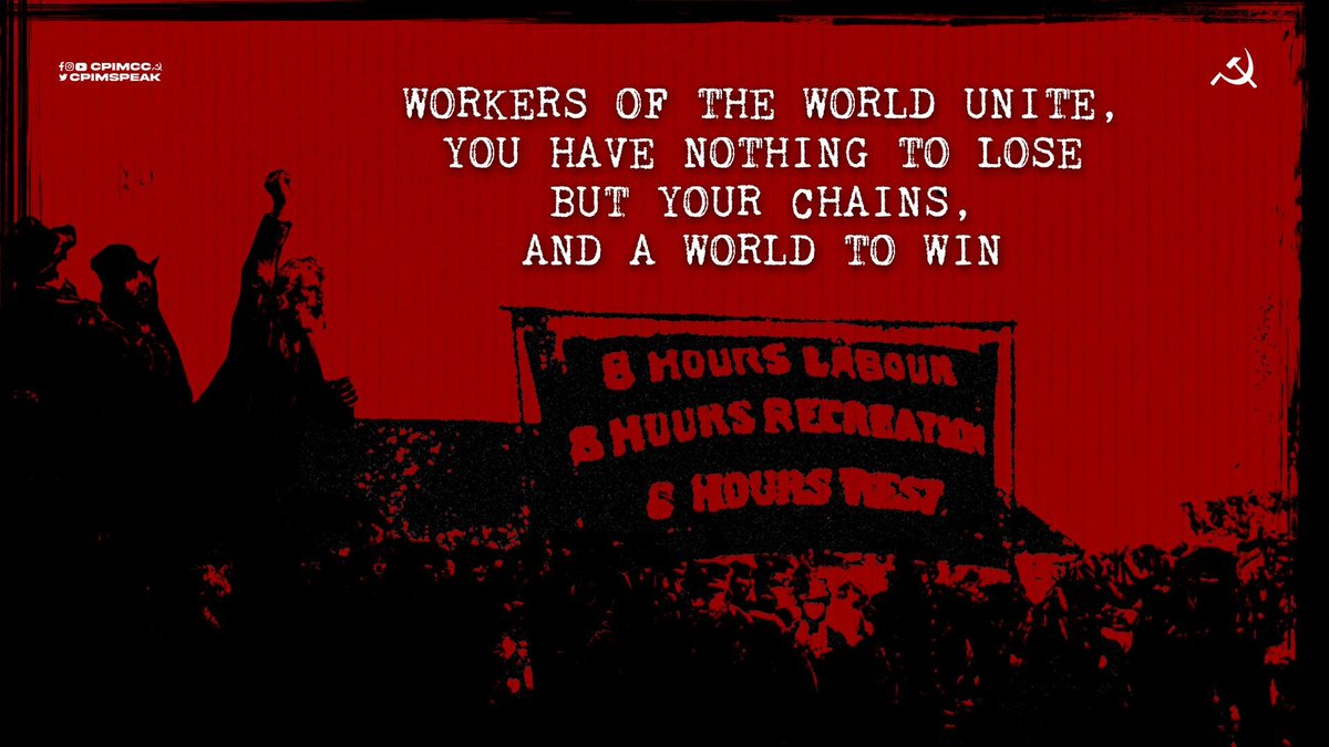 Revolutionary Greetings on #MayDay! #WorkersDay #LabourDay