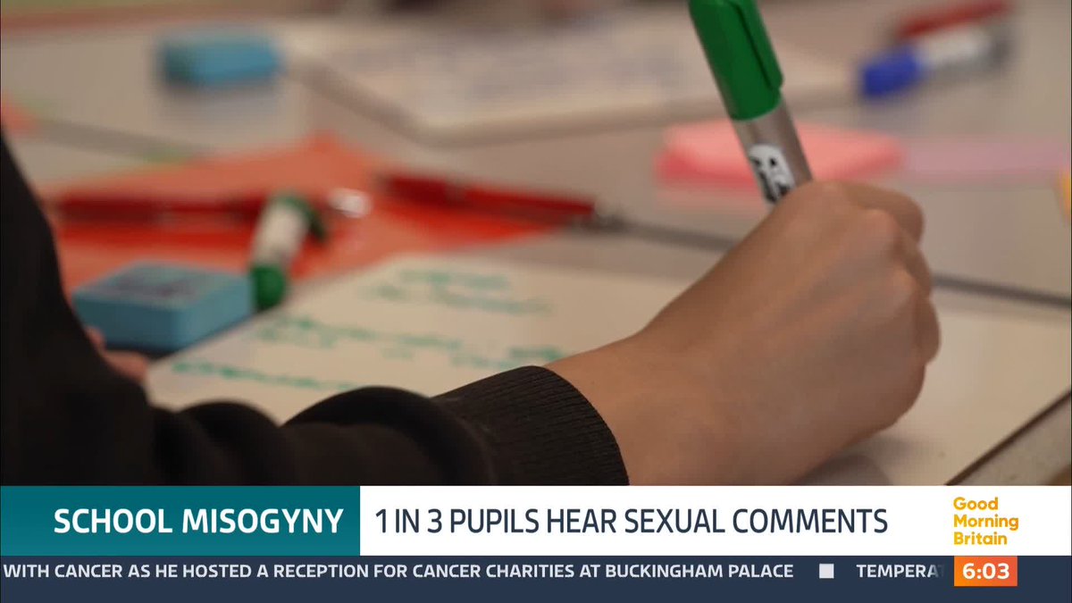 More than a third of secondary school children say they hear harmful sexual comments every week. Figures, shared exclusively with Good Morning Britain, by the youth charity Dignify, also found one in five pupils will SEE sexual messages on phones. Will Godley reports.
