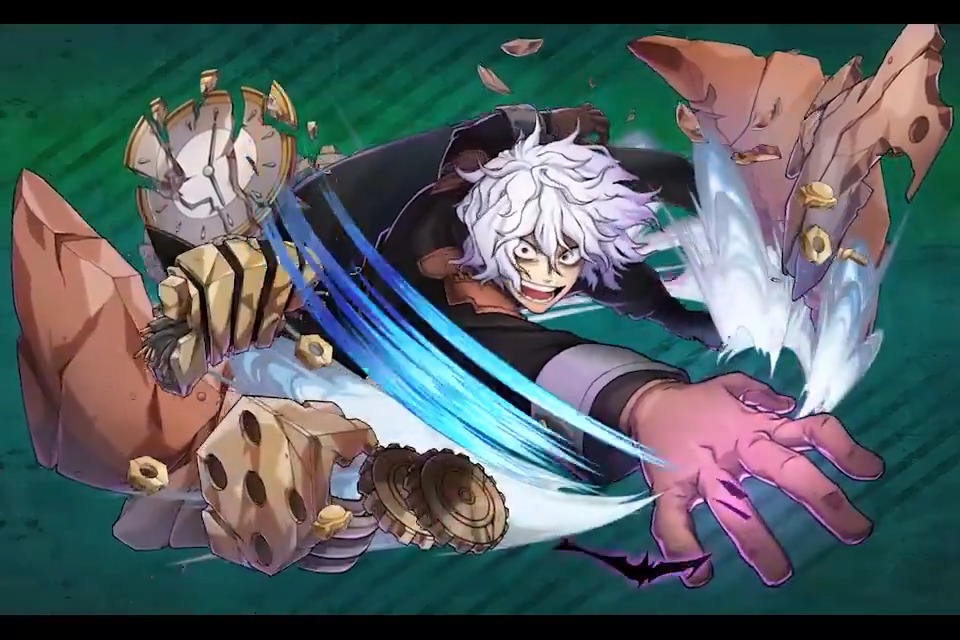 /／ 『煙る蒸鉄！スチームパンクガシャ～死柄木弔～』 同時開催！ \＼ ・UR【スチームパンク】死柄木弔 スチームパンク風の衣装に身を包んだ「死柄木弔」が、力タイプのURプレイキャラとして新登場！ 特別なバトルの登場・勝利演出も見逃せない！ 期間:～5/15(木)14:59予定 #ヒロトラ #ヒロアカ