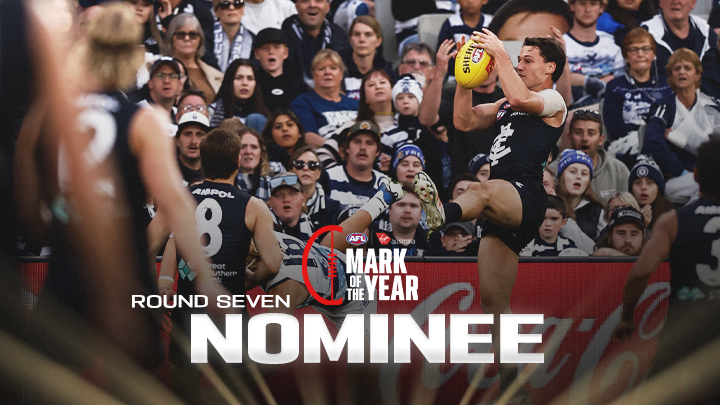 Two in a row 🙌 Corey Durdin is the round seven Virgin Australia Mark of the Year nominee.