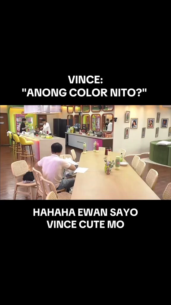 Color blind si Vince??????? Magsorry kayo!!!!!!Mga nang bash sa last task nila ni brent!!!! grrrr