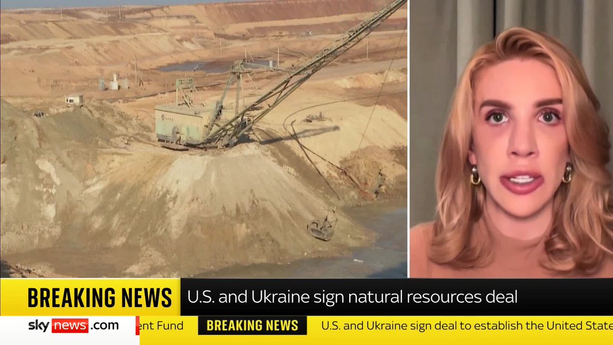 'The relations between Trump and Zelenskyy have warmed up' Ukrainian MP Kira Rudik comments on the US and Ukraine signing a 'historic' deal to establish an investment fund. Read more: 📺 Sky 501, Virgin 602, Freeview 233 and YouTube