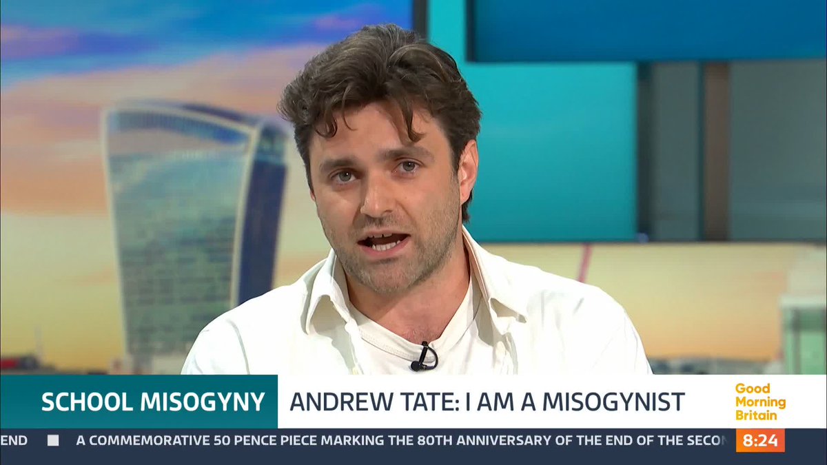 'What influence do you think Andrew Tate is genuinely having on young boys and girls?' Susanna Reid asks Matt Shea - a documentary filmmaker who has met Andrew Tate several times.